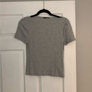 J. Crew Heather Gray Short Sleeve Crewneck Tee